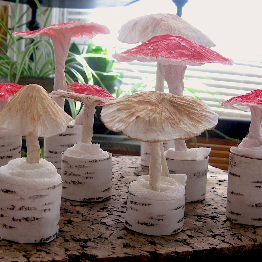 Paper Mushrooms December 2018